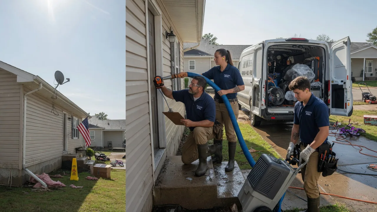 Ceiling Water Damage Restoration in Covington, OH near me